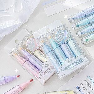 NEW Rosy Posy Cameo Shell Ultra Glitter Mini Highlighters